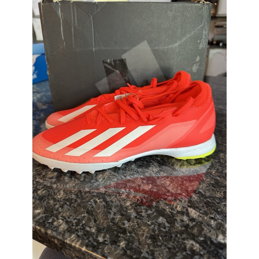adidas X Crazyfast League TF Solar Red Turf Ground Soccer Shoes IF0699 10.5/11.5
